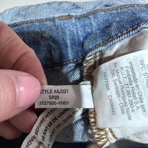 Madewell The Petite Perfect Vintage Jean Rosabelle Wash Comfort Stretch Size 23P - Picture 14 of 16